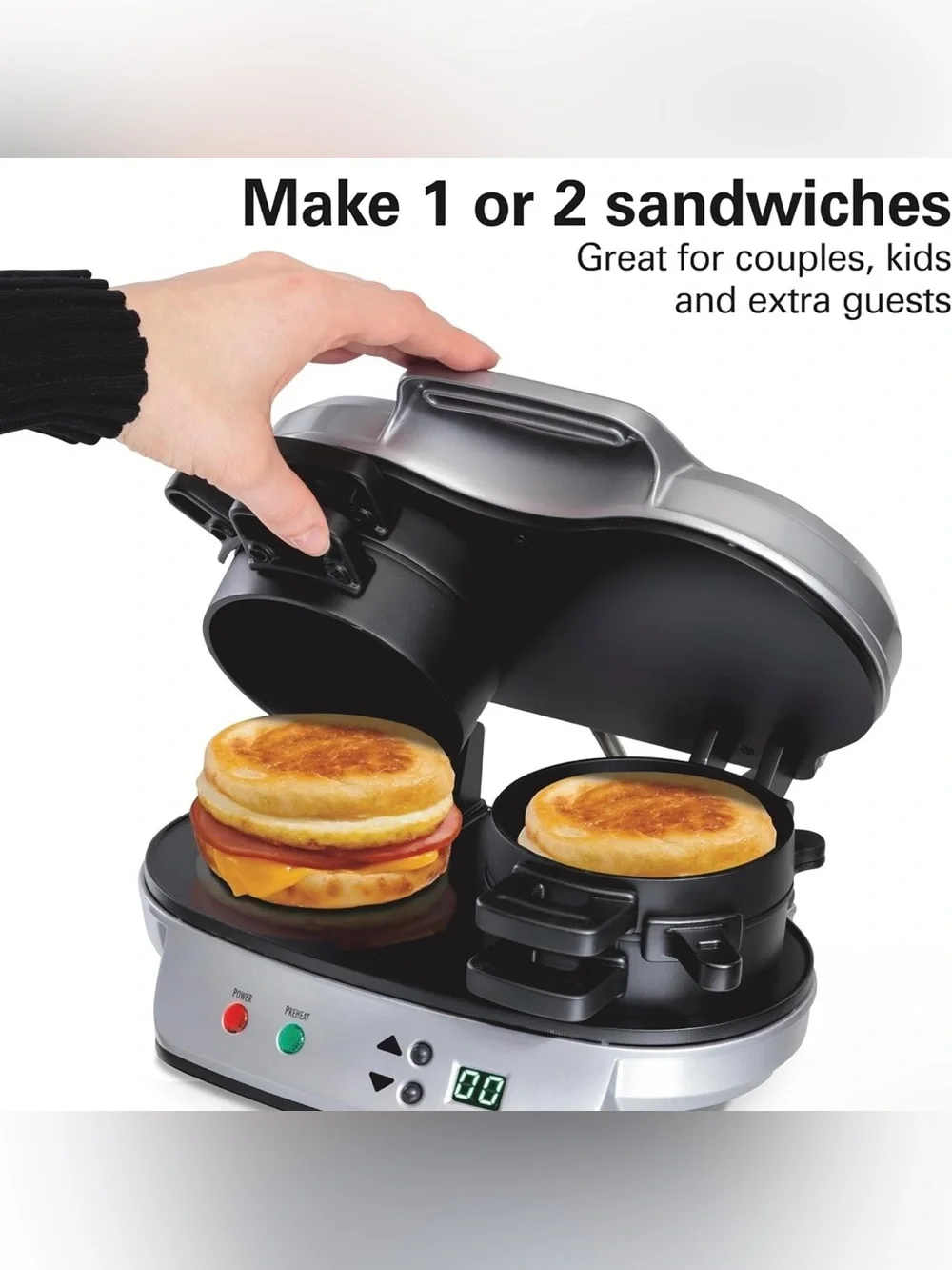 Hamilton Beach Dual Breakfast Sandwich Maker